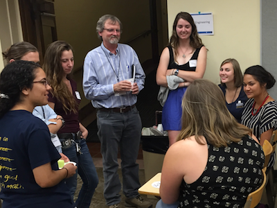 Women in Engineering welcome event with MSU students and faculty
