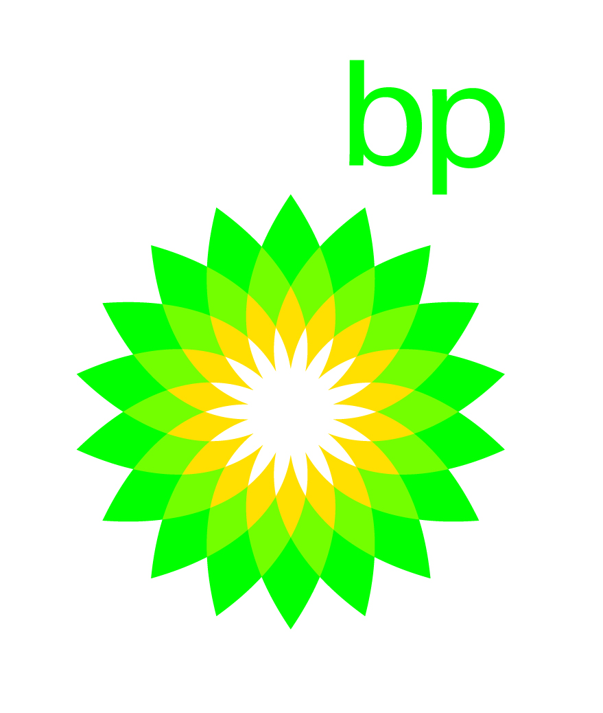 Mostly green Logo of BP
