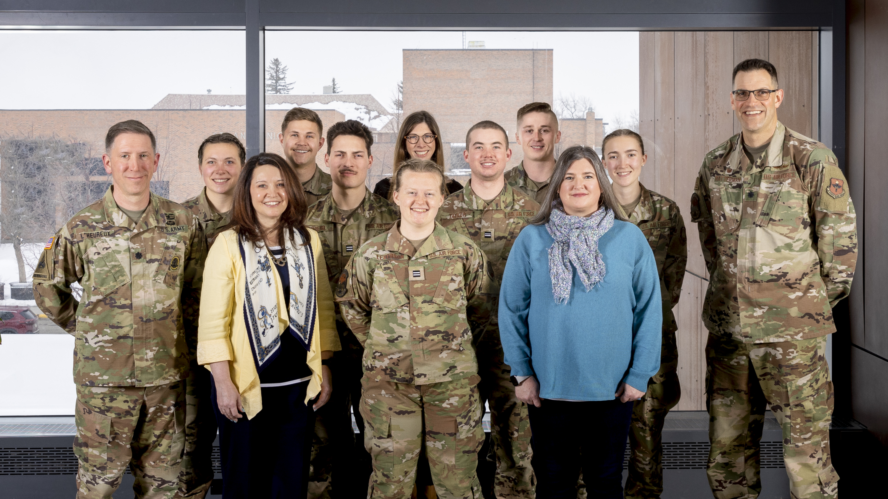 Inaugural ROTC PLOT Members and Senior Leadership Team