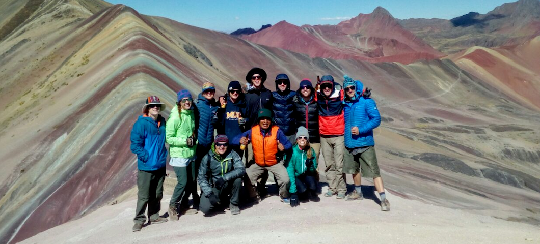 MSU students in desert in Peru