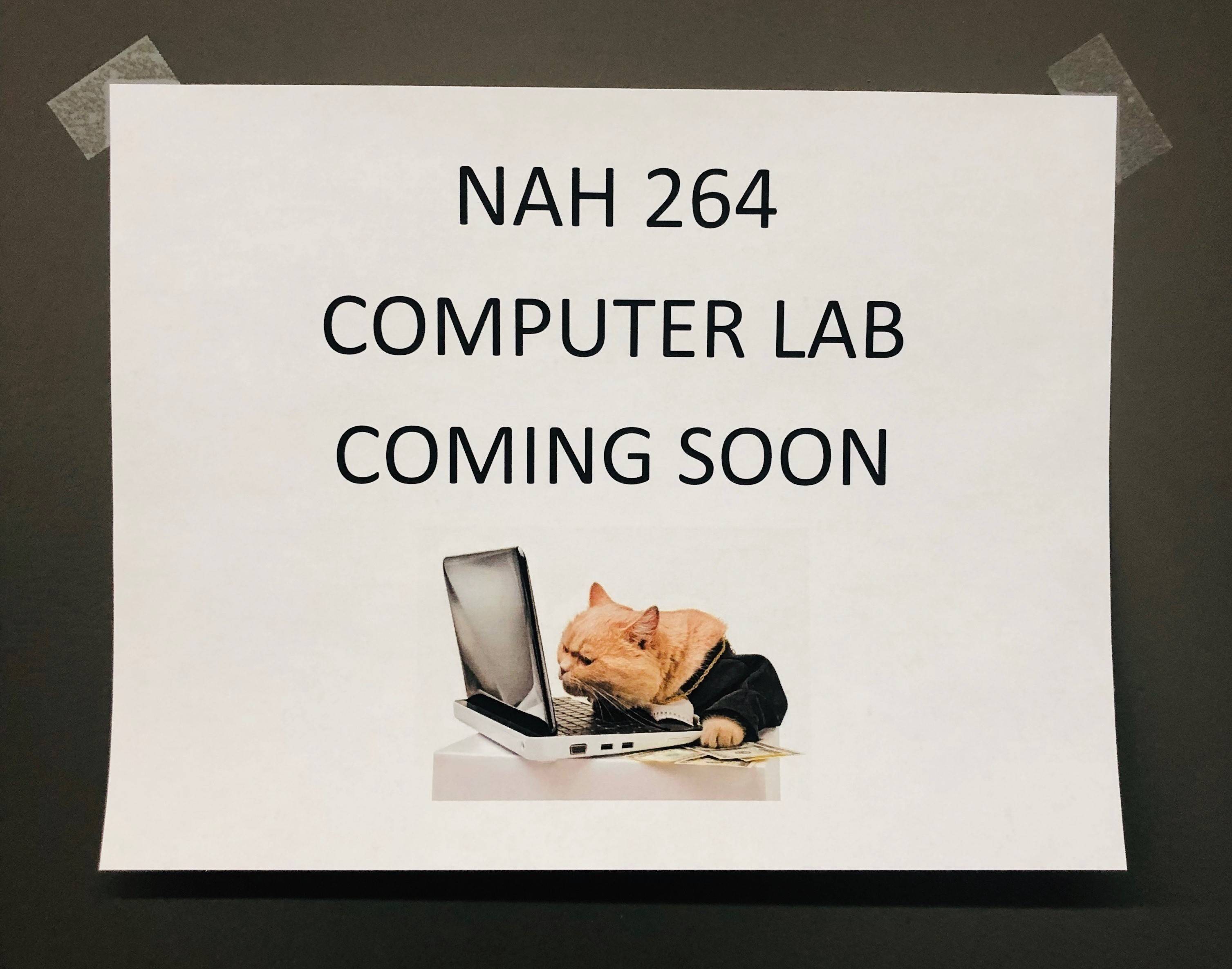 NAH 264 Computer Lab